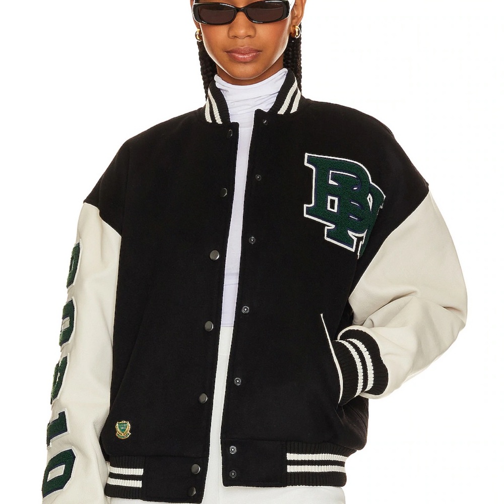 REVOLVE X BEVERLY HILLS "VARSITY BOMBER JACKET" - XXS
